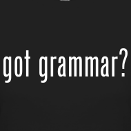T-shirts, mugs, and accessories for editors, grammar lovers, linguists, and word nerds.